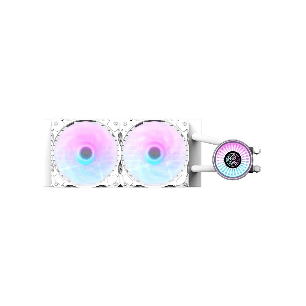 Darkflash Nebula DN-240 RGB All-In-One 240mm Liquid CPU Cooler (Black, White) - Image 3