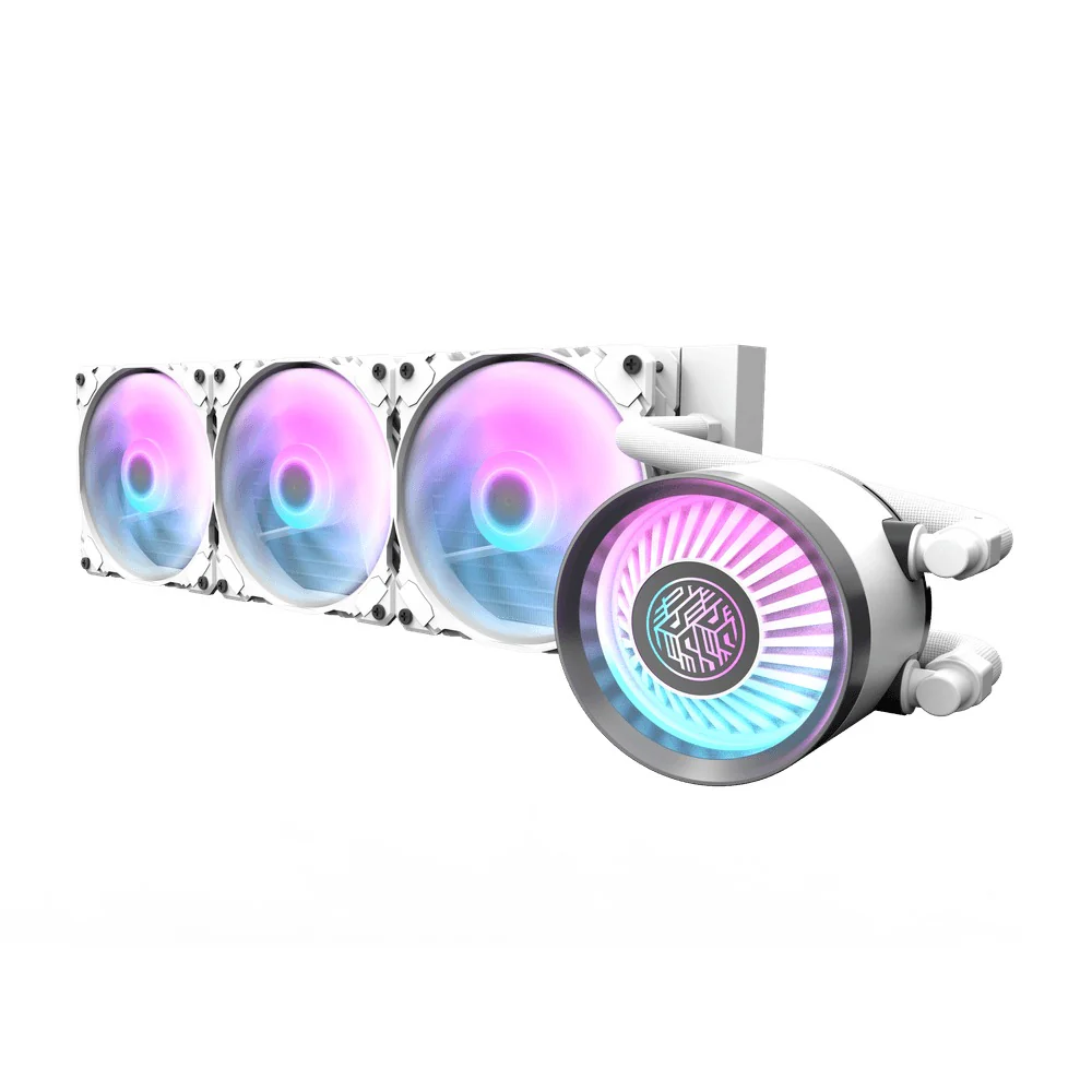 Darkflash Nebula DN-360 RGB All-In-One 360mm Liquid CPU Cooler (Black, White) - Image 5