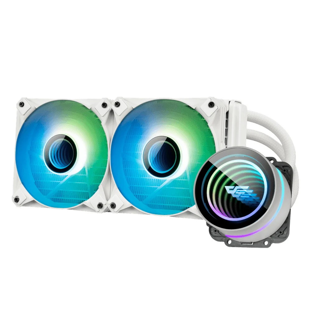 Darkflash Twister DX-240 ARGB All-In-One 240MM Liquid CPU Cooler (Black, White) - Image 7