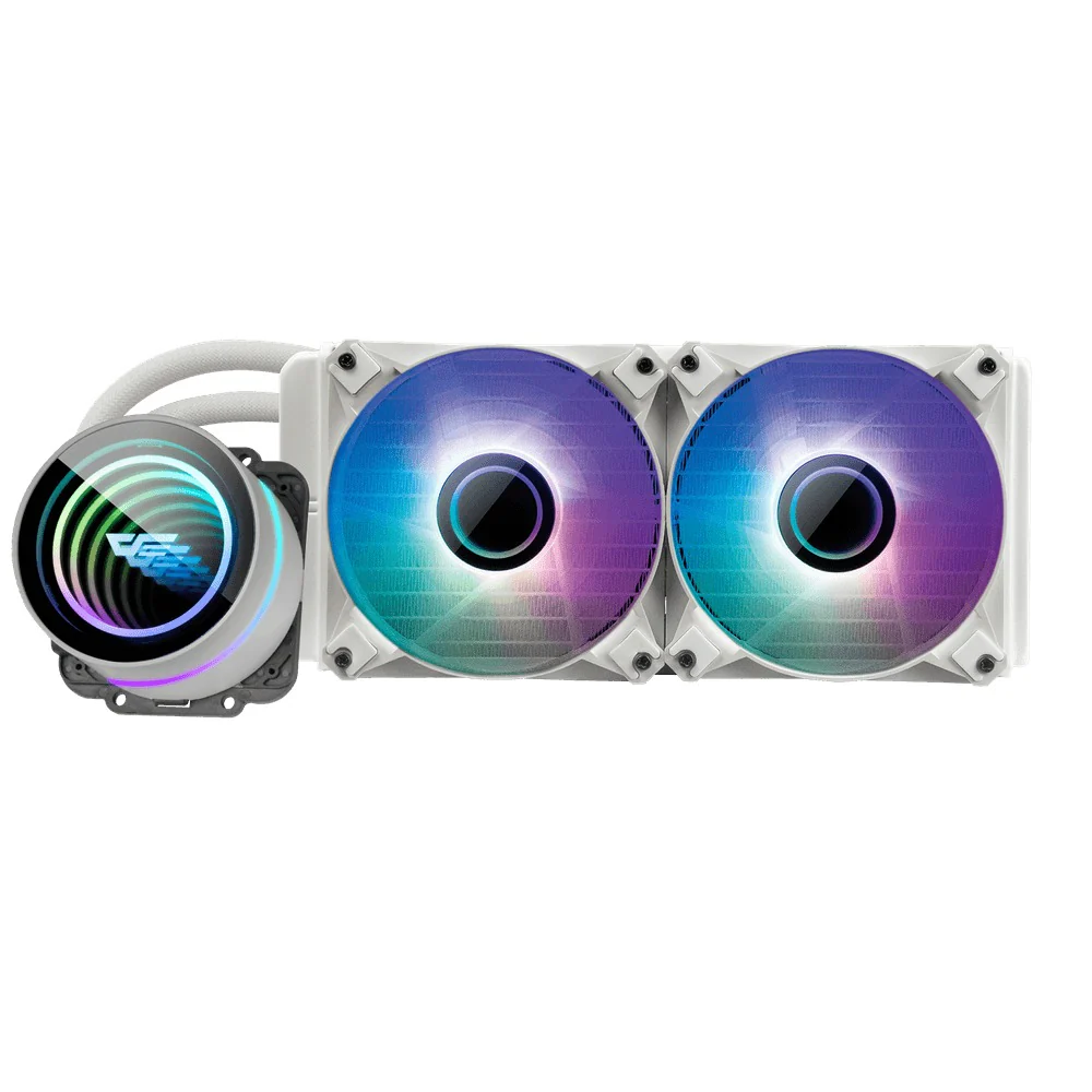 Darkflash Twister DX-240 ARGB All-In-One 240MM Liquid CPU Cooler (Black, White) - Image 9