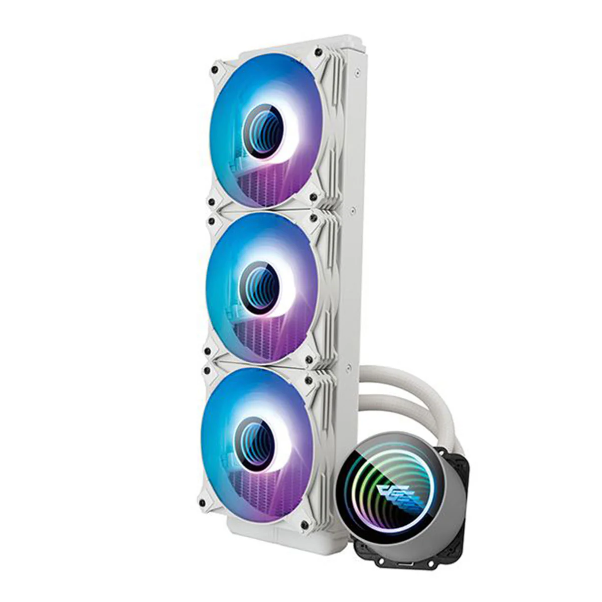 Darkflash Twister DX-360 V2.6 All-In-OnE 360MM Liquid Cpu Cooler (White) - Image 2