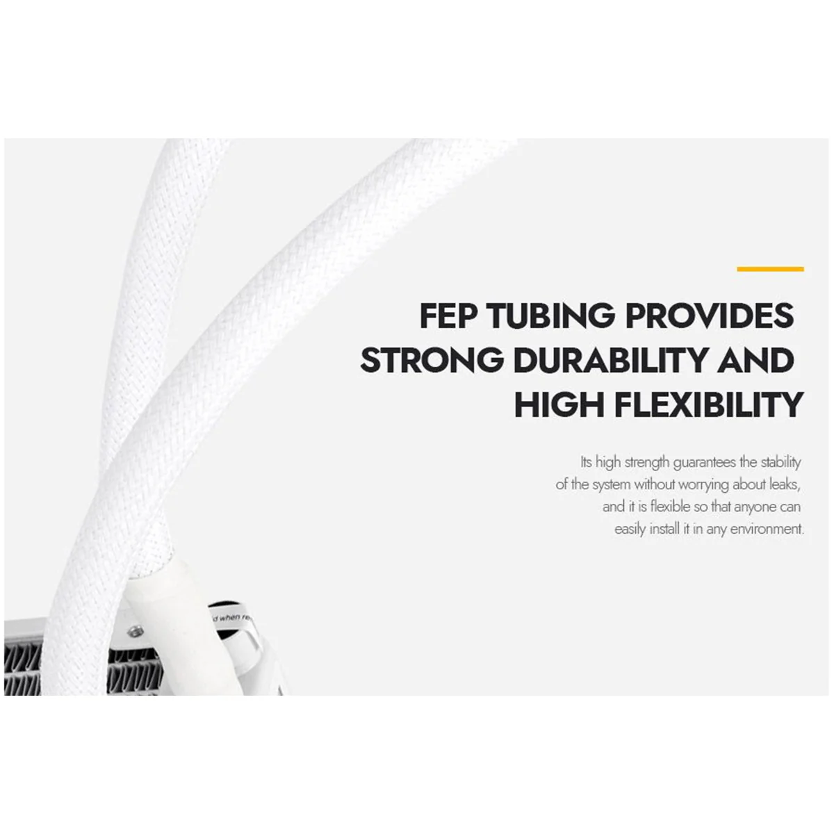 DarkFlash Wave DV240S ARGB AIO 240mm Liquid CPU Cooler (White) - Image 7