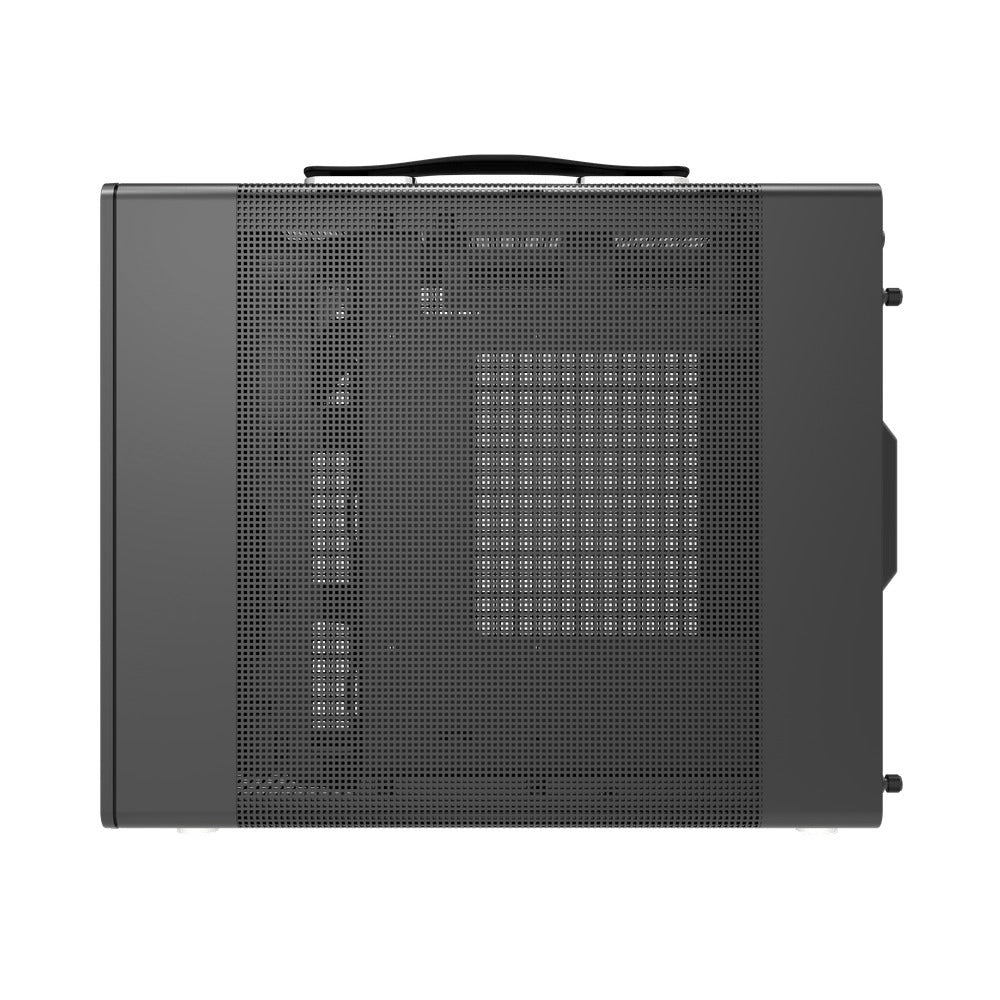 DarkFlash WD200 Wood Edition M-ATX PC Case (Black, White) - Image 4