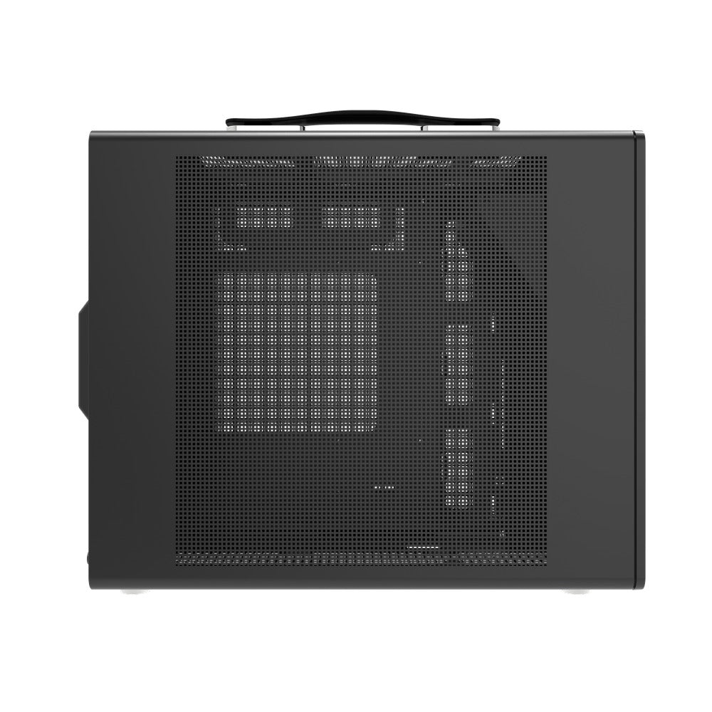 DarkFlash WD200 Wood Edition M-ATX PC Case (Black, White) - Image 5