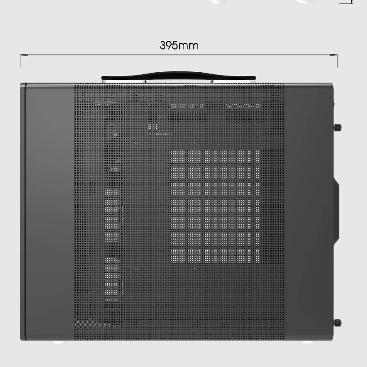 DarkFlash WD200 Wood Edition M-ATX PC Case (Black, White) - Image 7