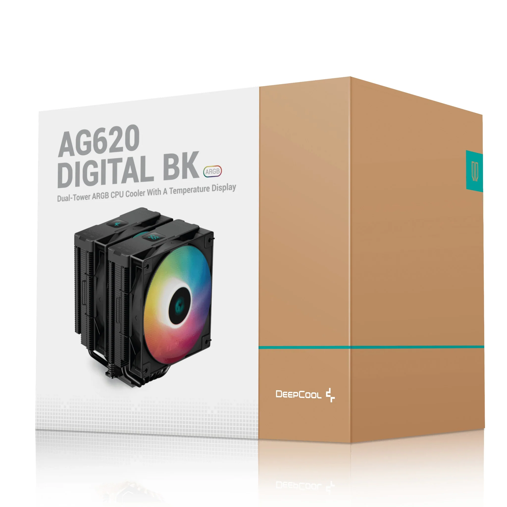 Deepcool AG620 Digital BK ARGB Dual-Tower CPU Cooler With A Temperature Display (Black) (R-AG620-BKADMN-G-2) - Image 10