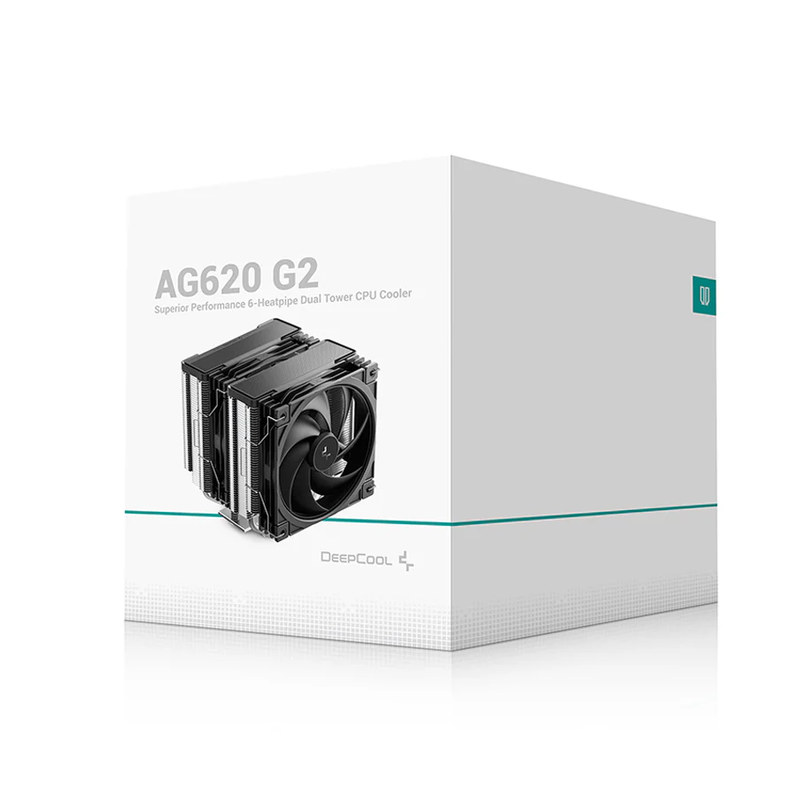 DeepCool AG620 G2 Superior Performance 6-Heatpipe Dual Tower CPU Air Cooler (R-AG620-BKNPMG2-G) - Image 9