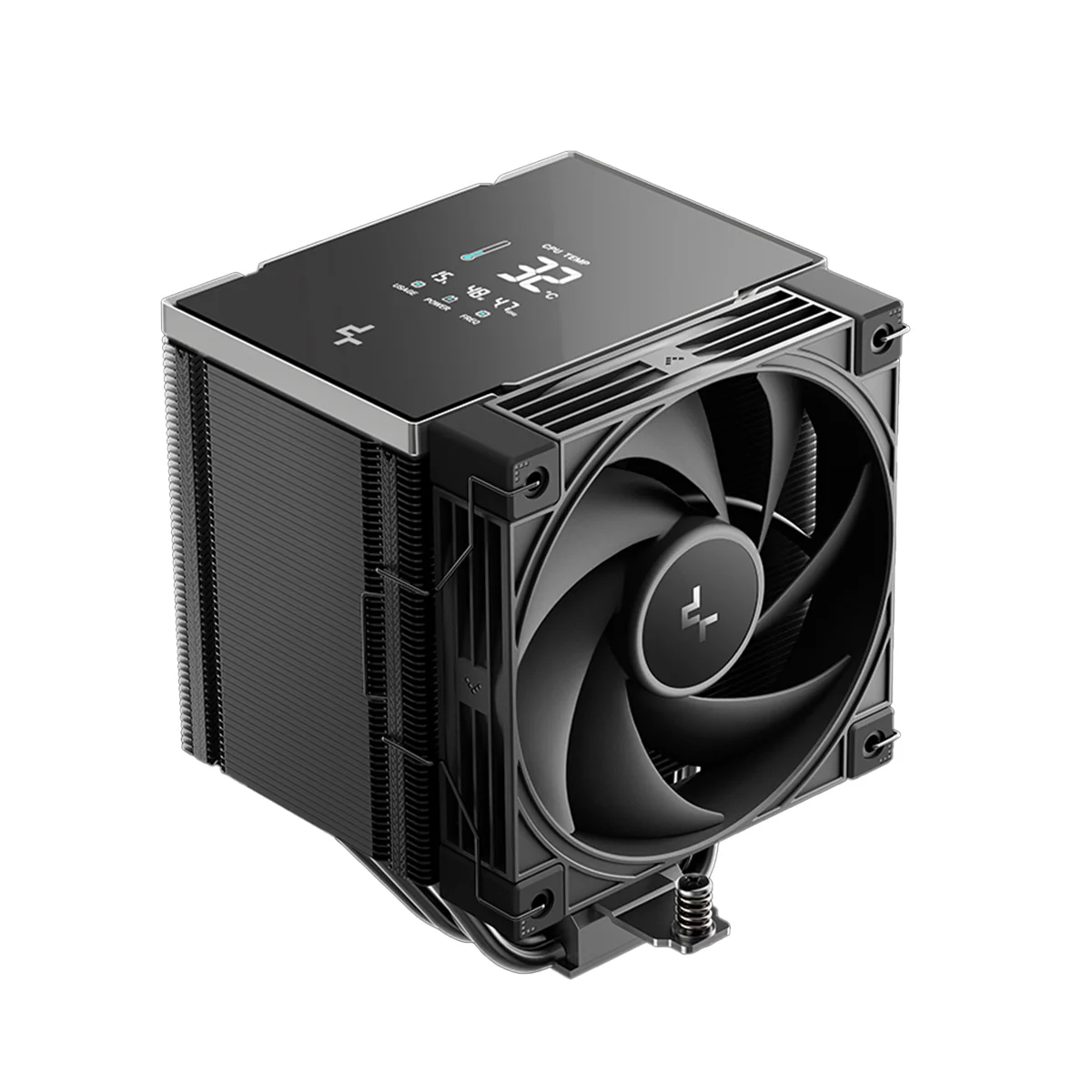 DeepCool AK500 G2 Digital NYX AI Dynamic Adjustment CPU Cooler with Digital Display (Black) (R-AK500G2-BKNNMN-GJD-1)