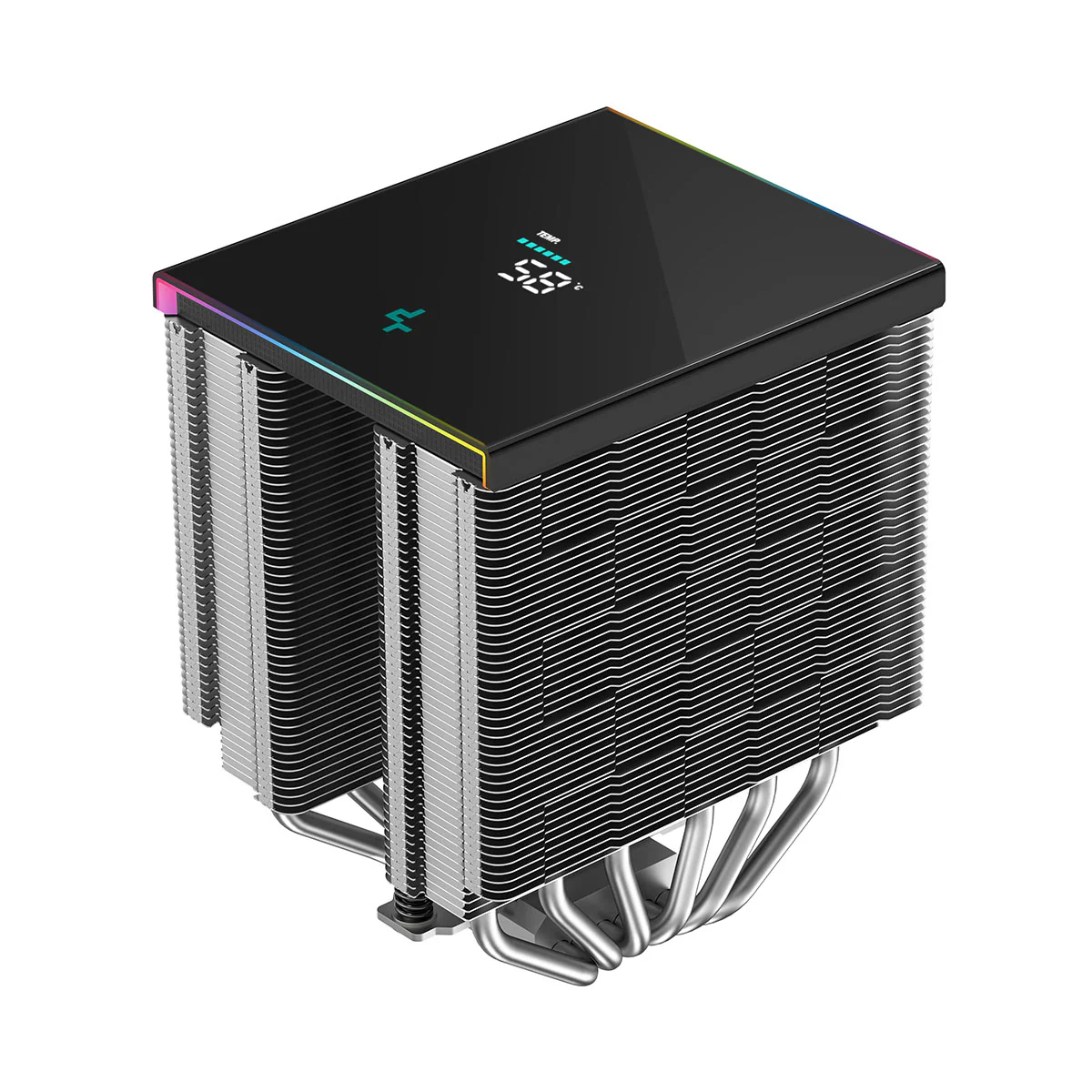DeepCool AK620 Digital SE Performance CPU Cooler with a Status Display (Black, White) - Image 4