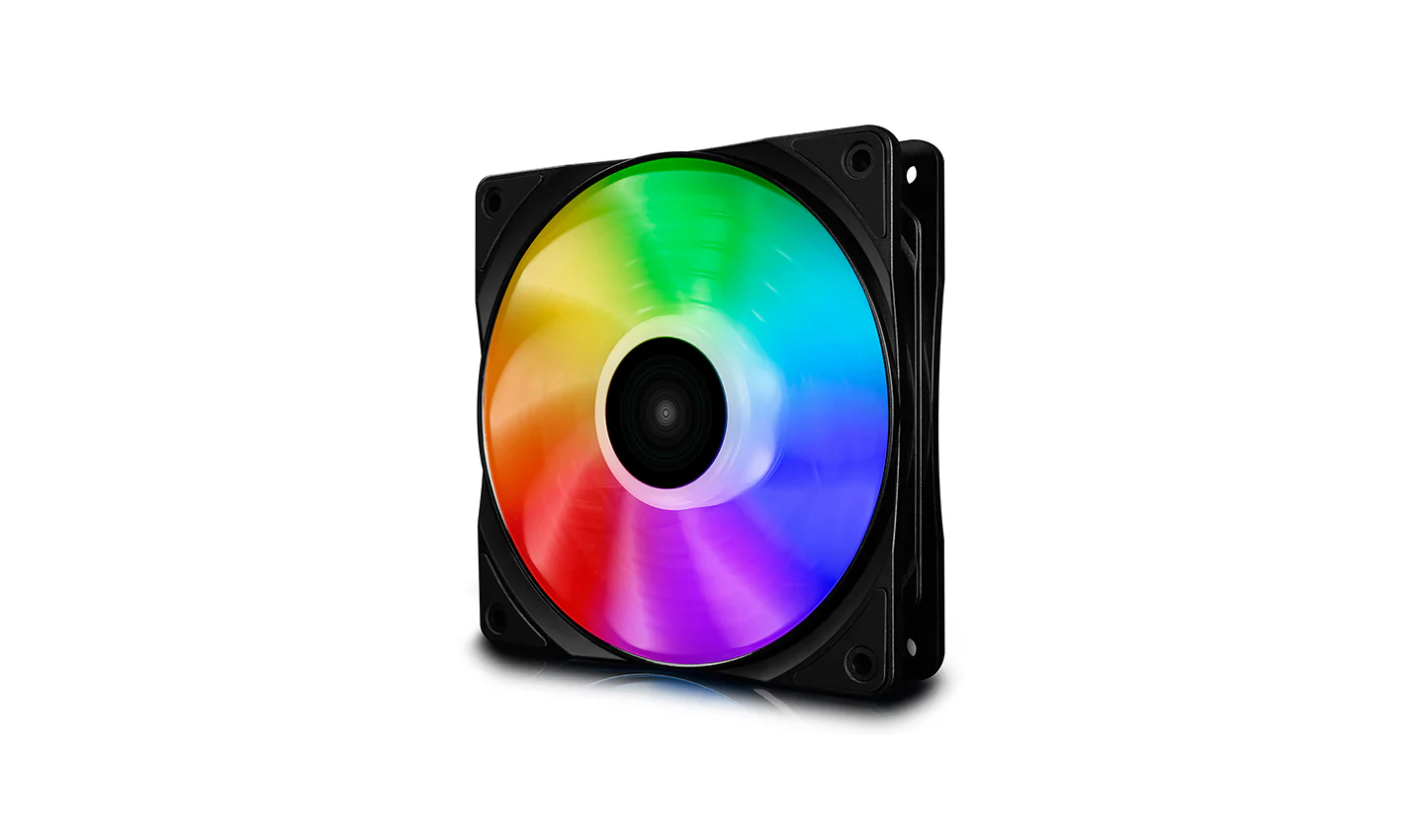 Deepcool CF120 Motherboard Controlled 120MM Addressable RGB LED Case Fan (DP-FA-RGB-CF120-1)