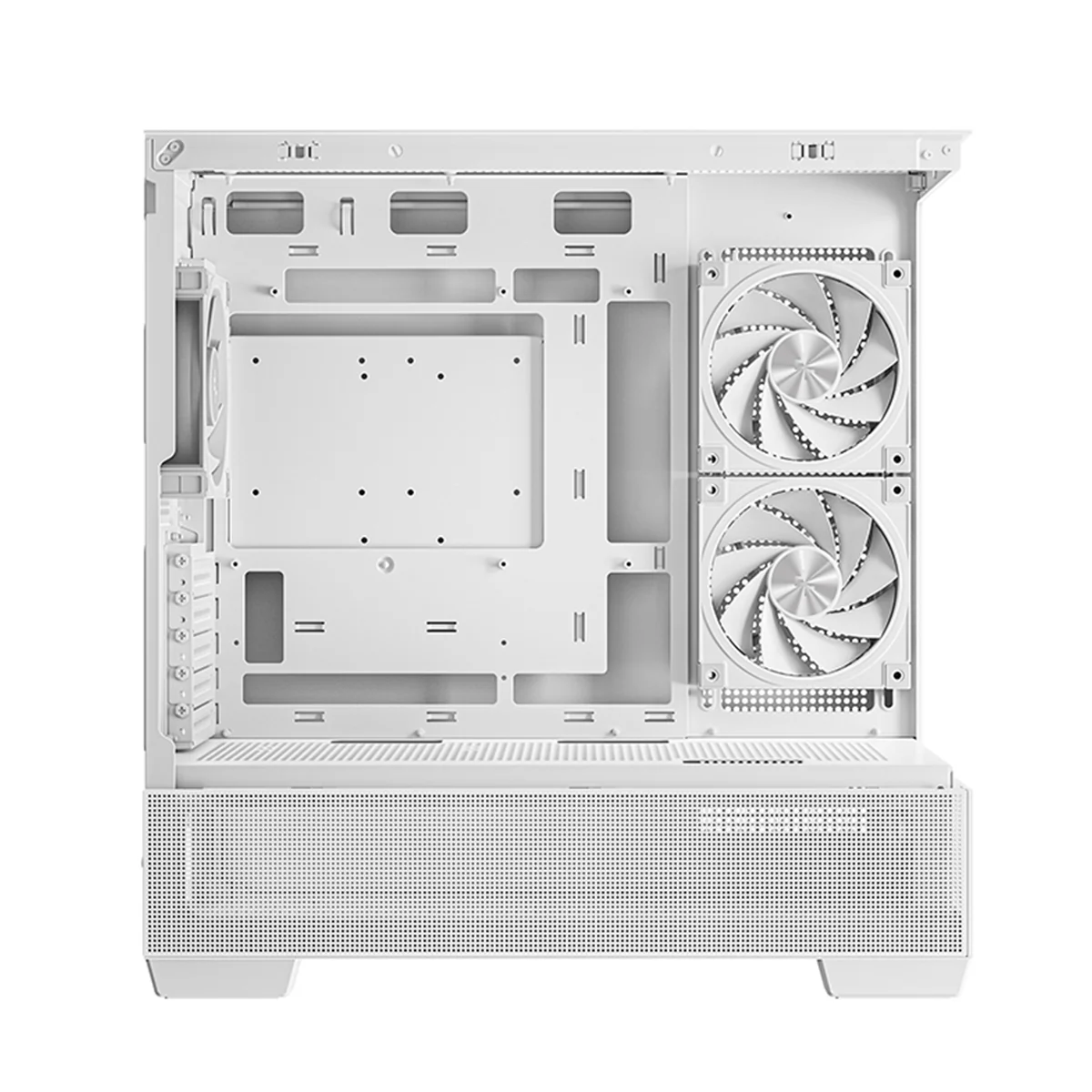 DeepCool CG380 3F Panoramic Dual Tempered Glass MATX Case (Black, White) - Image 18
