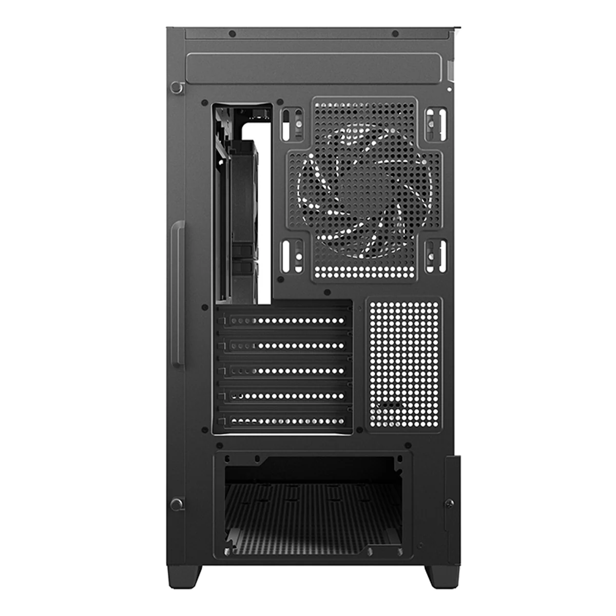 DeepCool CG380 3F Panoramic Dual Tempered Glass MATX Case (Black, White) - Image 3