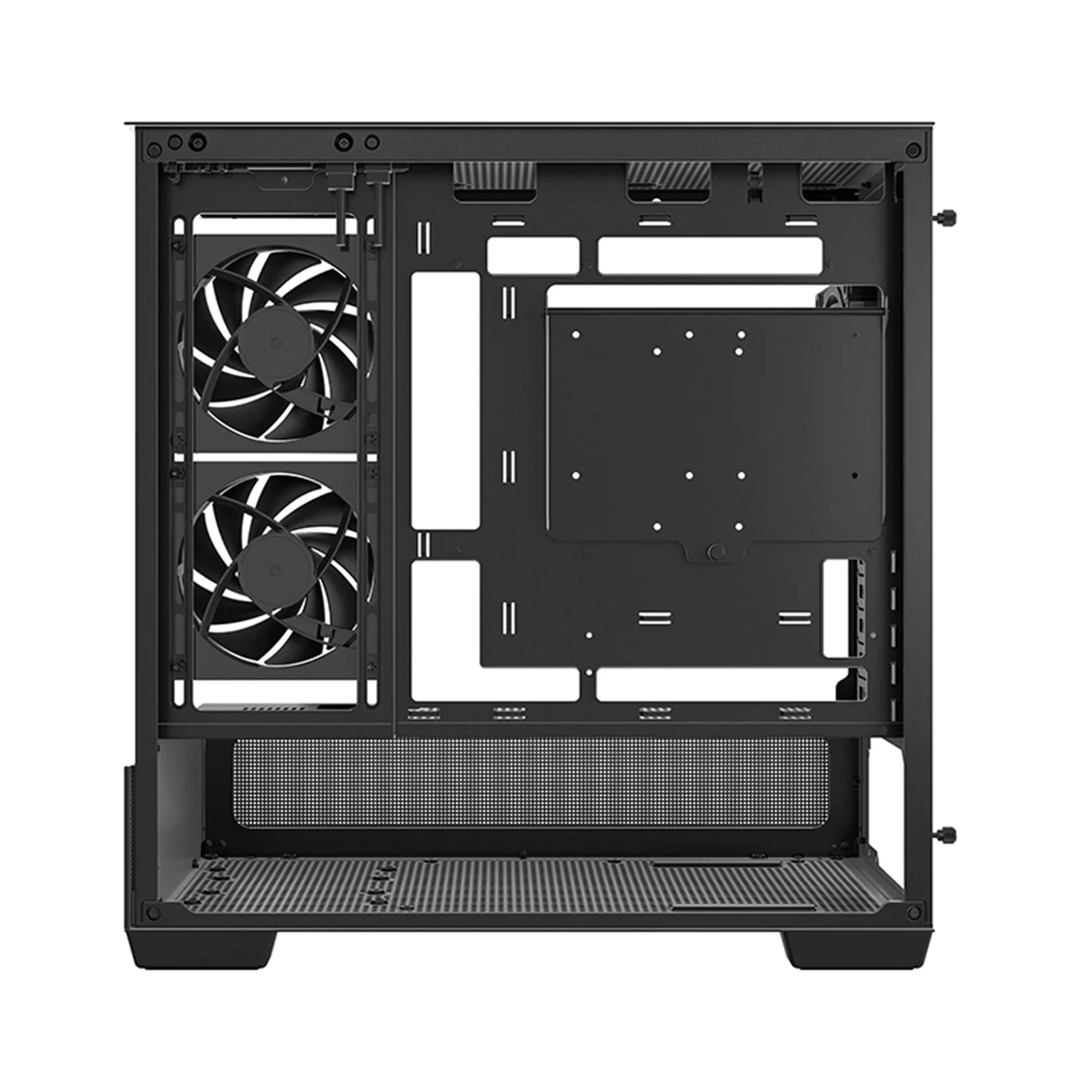 DeepCool CG380 3F Panoramic Dual Tempered Glass MATX Case (Black, White) - Image 7