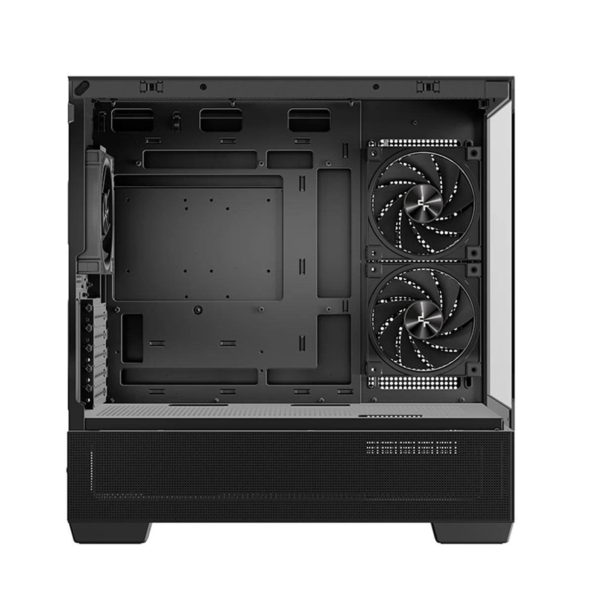 DeepCool CG380 3F Panoramic Dual Tempered Glass MATX Case (Black, White) - Image 8