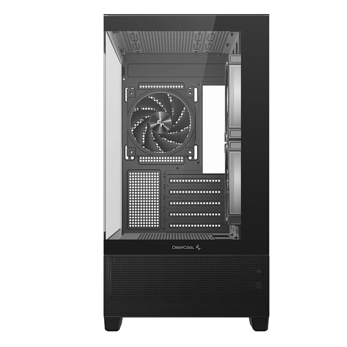 DeepCool CG380 3F Panoramic Dual Tempered Glass MATX Case (Black, White) - Image 9