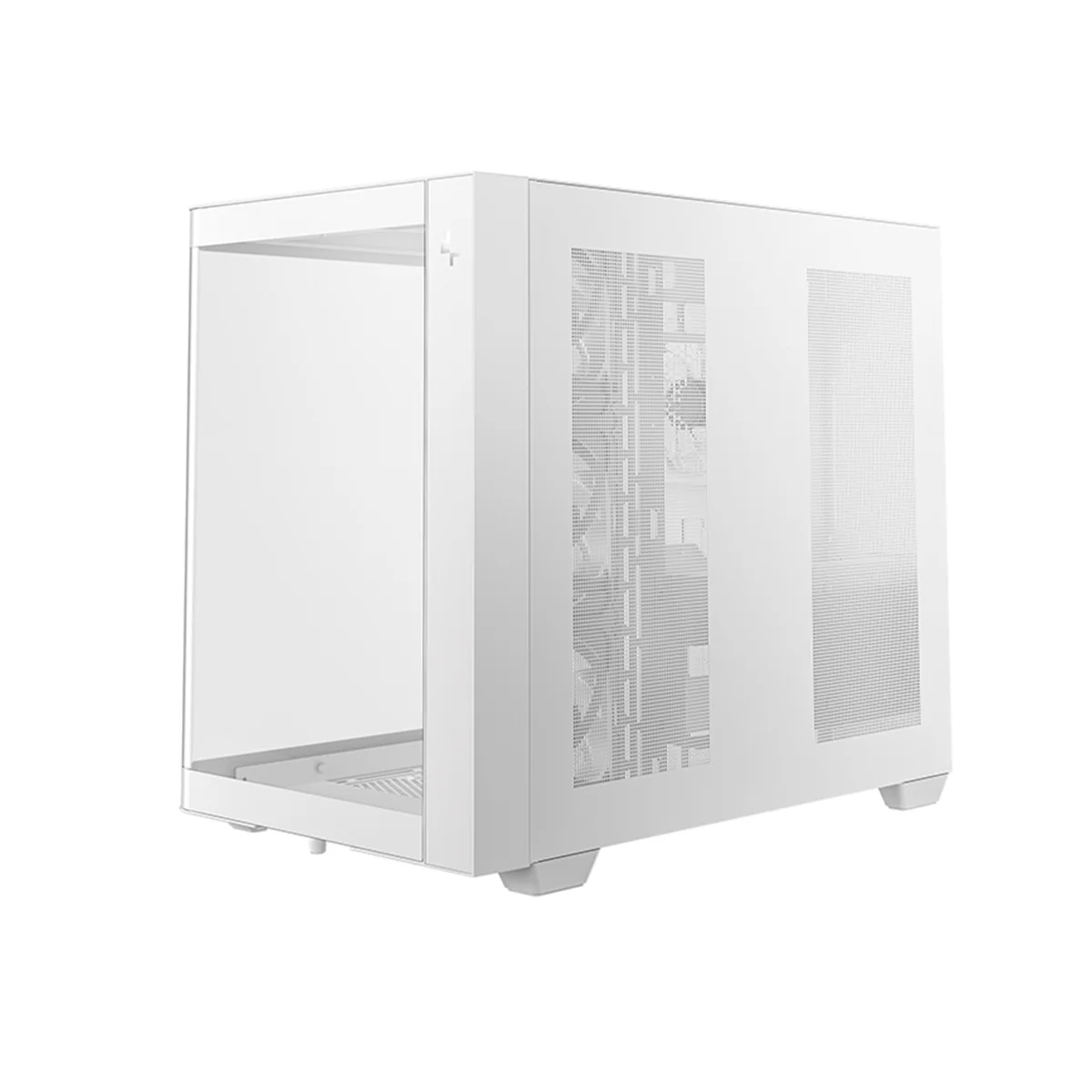 DeepCool CG530U 4F Panoramic Curved Glass Dual Chamber ATX PC Case (Black, White) - Image 12
