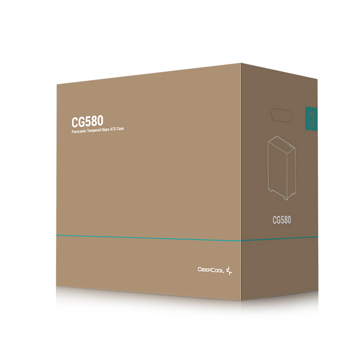 Deepcool CG580 Panoramic Single Chamber ATX PC Case (Black, White) (R-CG580-BKNDA0-G-1, R-CG580-WHNDA0-G-1) - Image 12