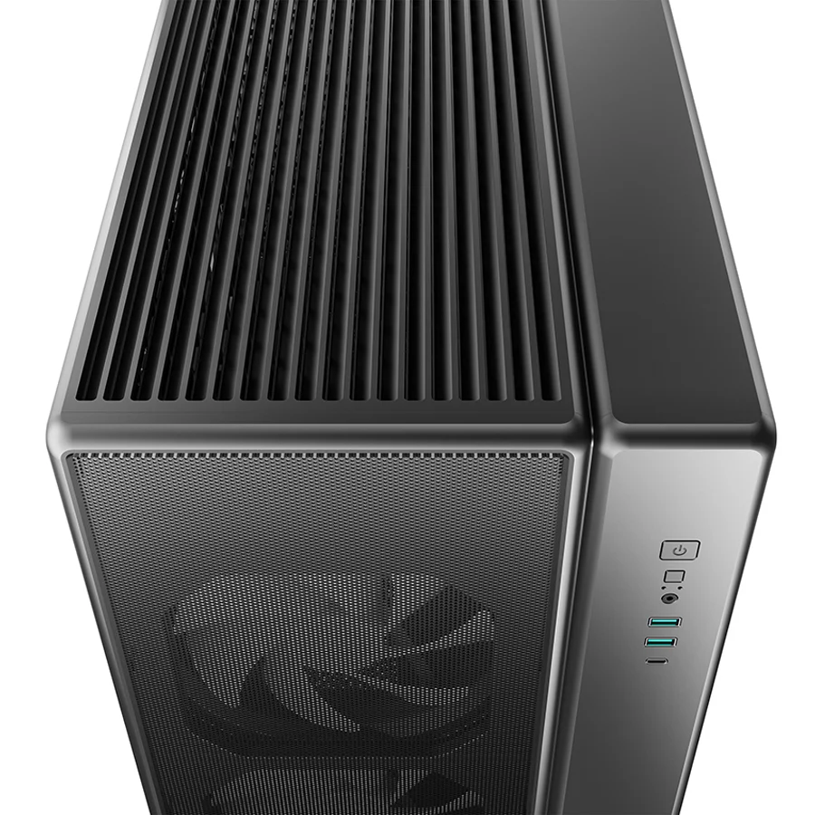DeepCool CG590 Mesh 2F Mid-Tower ATX PC Case with Pre-Installed 2x160mm ARGB Fans (Black) (R-CG590MESH-BKANA2-G) - Image 7