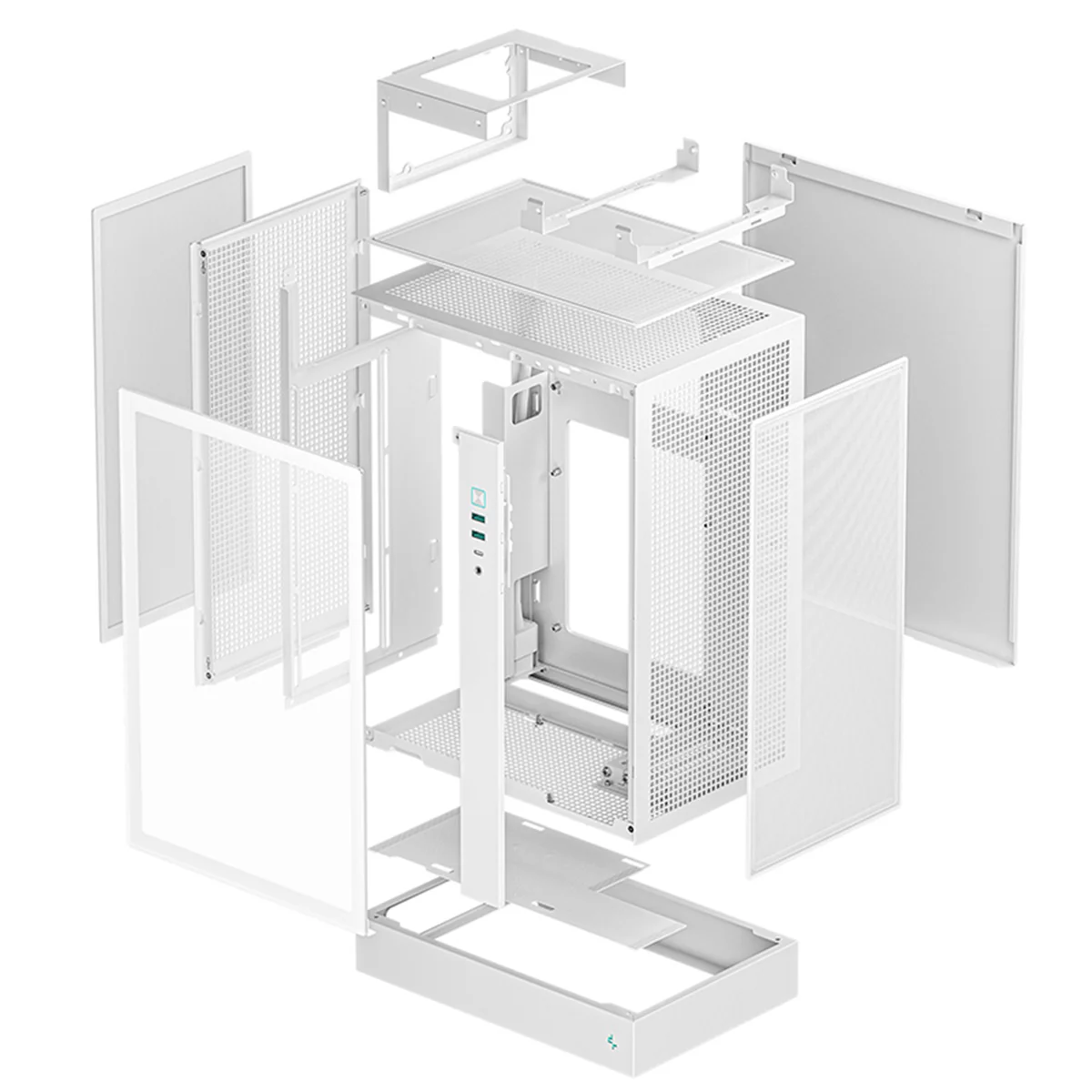DeepCool CH170 Plus Vertical M-ATX Compact Case (Black, White) - Image 15