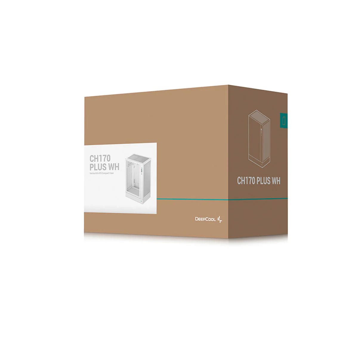 DeepCool CH170 Plus Vertical M-ATX Compact Case (Black, White) - Image 23