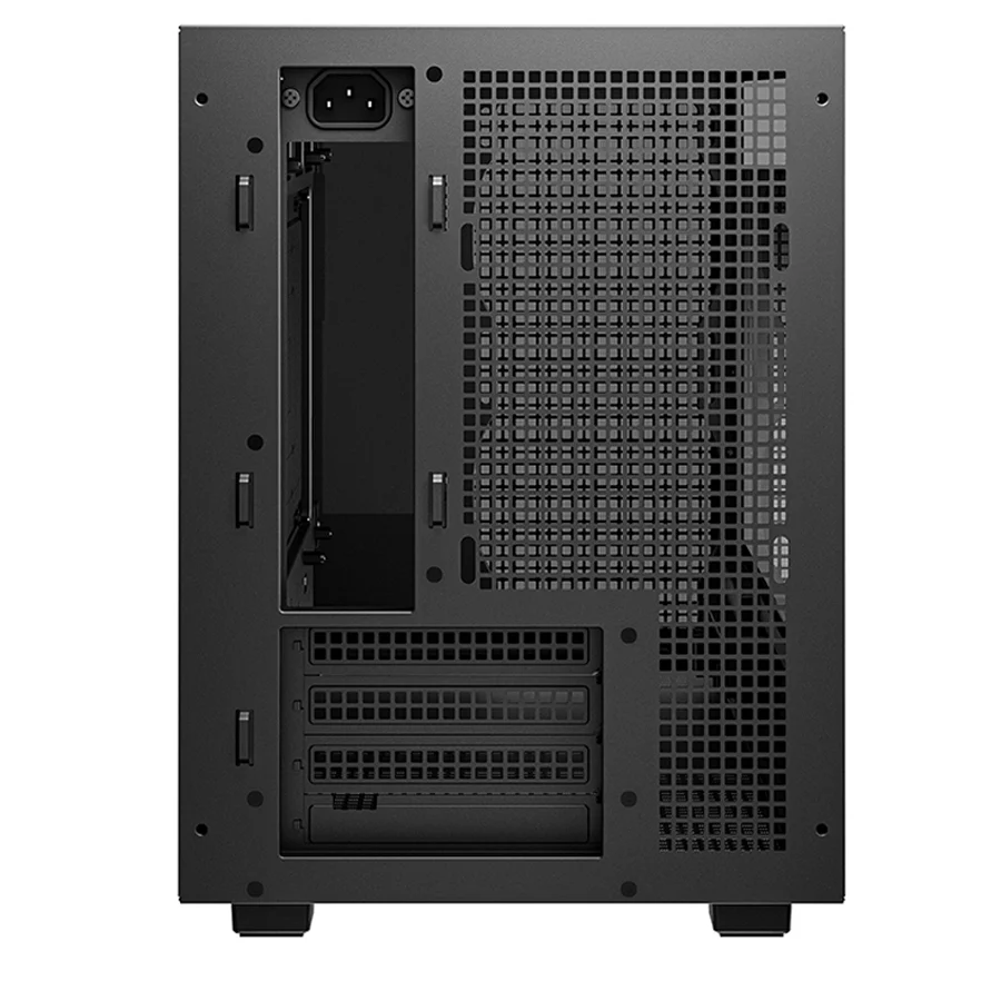 DeepCool CH260 Wood High Airflow Compact M-ATX Wood Grain PC Case (Black, White) (R-CH260-BKNWM0-G-1, R-CH260-WHNWM0-G-1) - Image 10