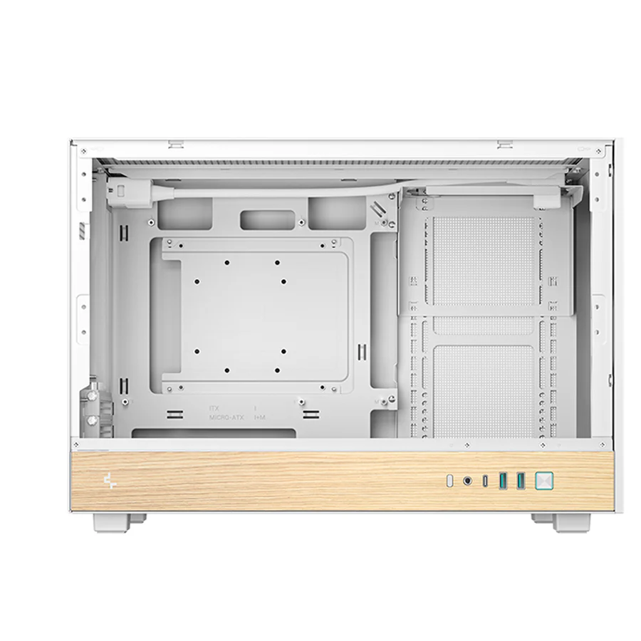 DeepCool CH260 Wood High Airflow Compact M-ATX Wood Grain PC Case (Black, White) (R-CH260-BKNWM0-G-1, R-CH260-WHNWM0-G-1) - Image 17