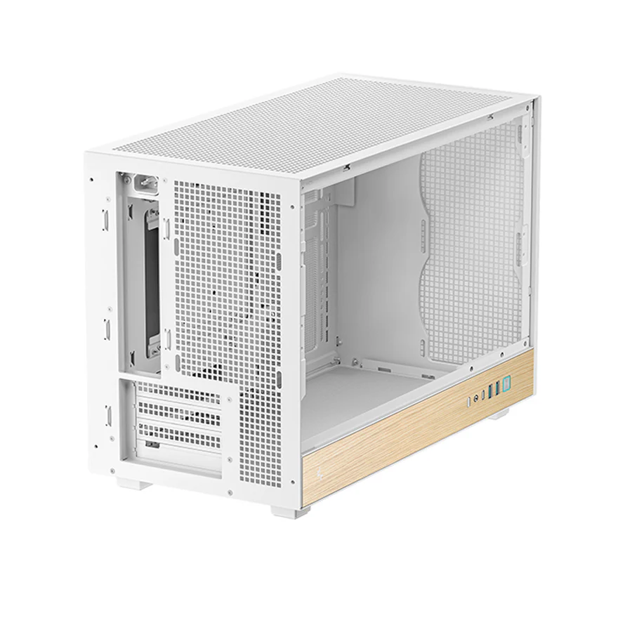 DeepCool CH260 Wood High Airflow Compact M-ATX Wood Grain PC Case (Black, White) (R-CH260-BKNWM0-G-1, R-CH260-WHNWM0-G-1) - Image 19