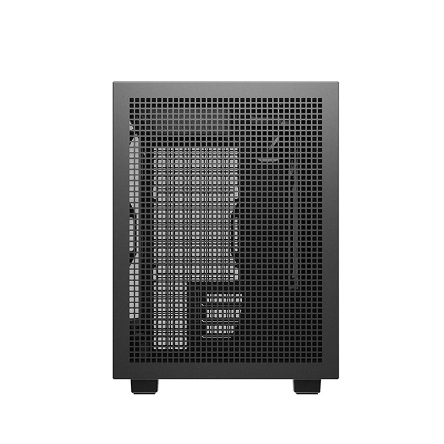 DeepCool CH260 Wood High Airflow Compact M-ATX Wood Grain PC Case (Black, White) (R-CH260-BKNWM0-G-1, R-CH260-WHNWM0-G-1) - Image 5