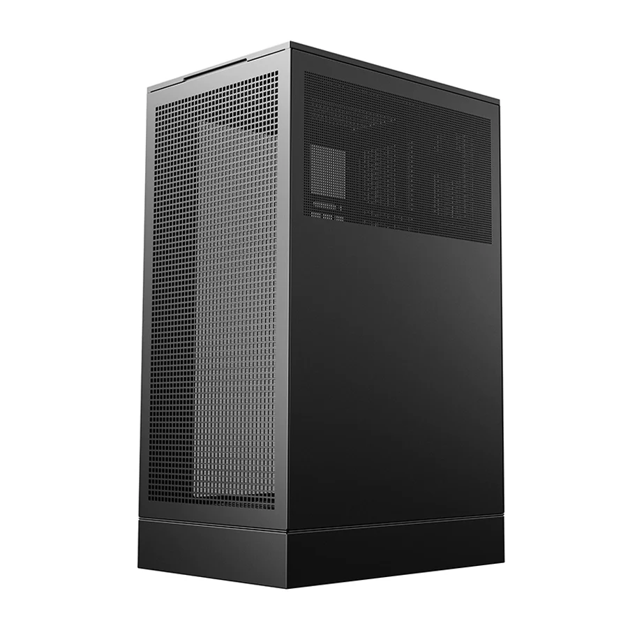 Deepcool CH270 Digital High Airflow Vertical M-ATX Compact Case with Data Screen (Black, White) - Image 11