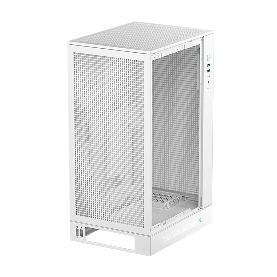 Deepcool CH270 Digital High Airflow Vertical M-ATX Compact Case with Data Screen (Black, White) - Image 19