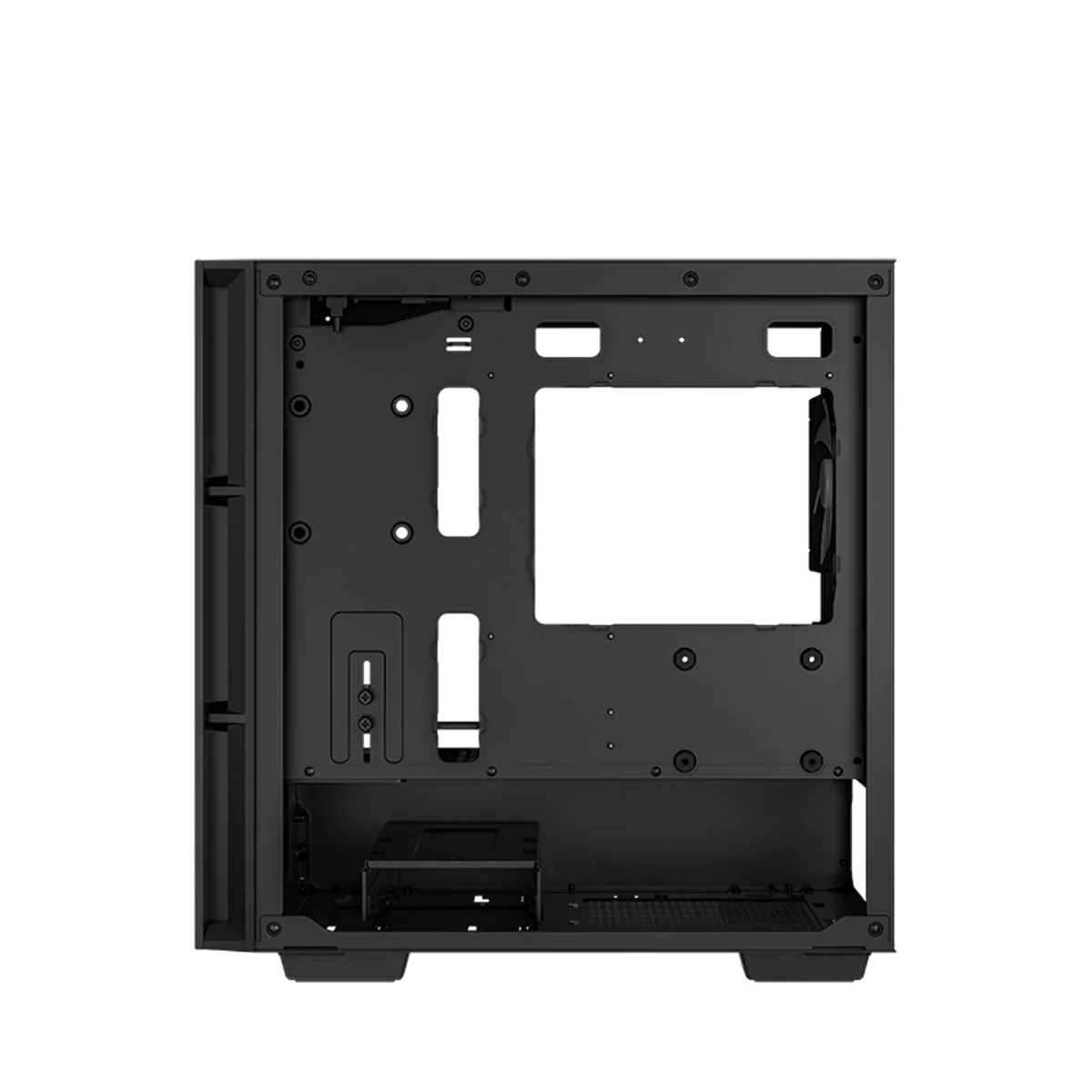 Deepcool CH360 Micro Tower Mini-ITX/Micro ATX Case Airflow Tempered glass + Mesh side panel (Black, White) - Image 14