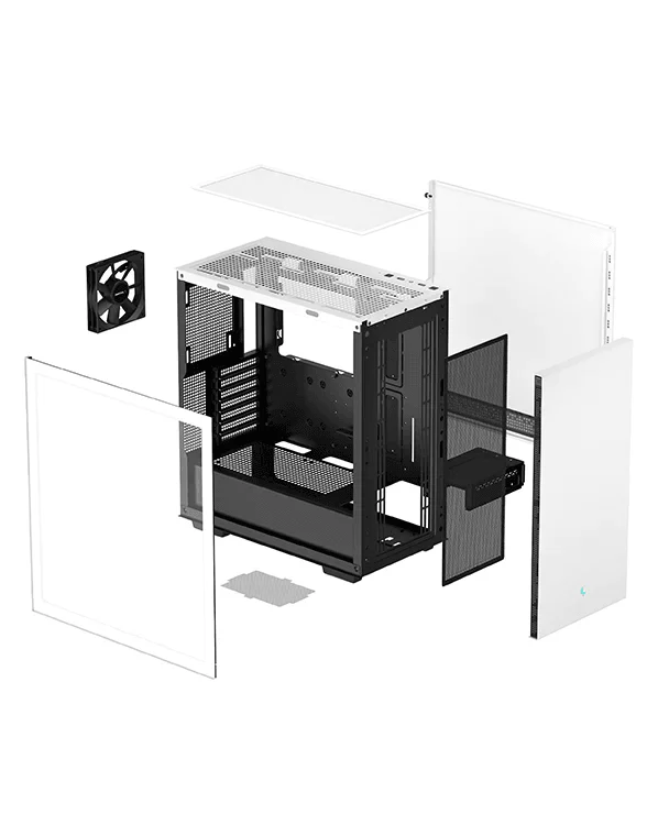 DEEPCOOL CH510 WH Mid-Tower ATX Case (White) (R-CH510-WHNNE1-G-1) - Image 4