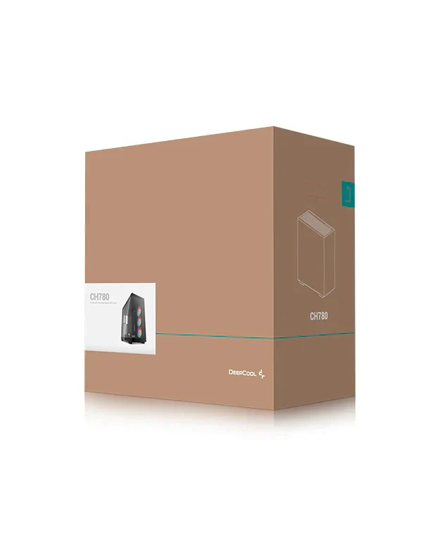Deepcool CH780 ATX + Panoramic Glass Dual-Chamber Layout w/ Trinity 140mm Fans Full Tower Gaming Case - Image 11