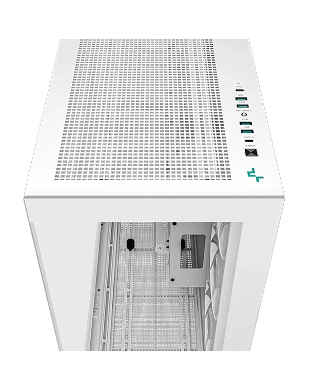 Deepcool CH780 ATX + Panoramic Glass Dual-Chamber Layout w/ Trinity 140mm Fans Full Tower Gaming Case - Image 4