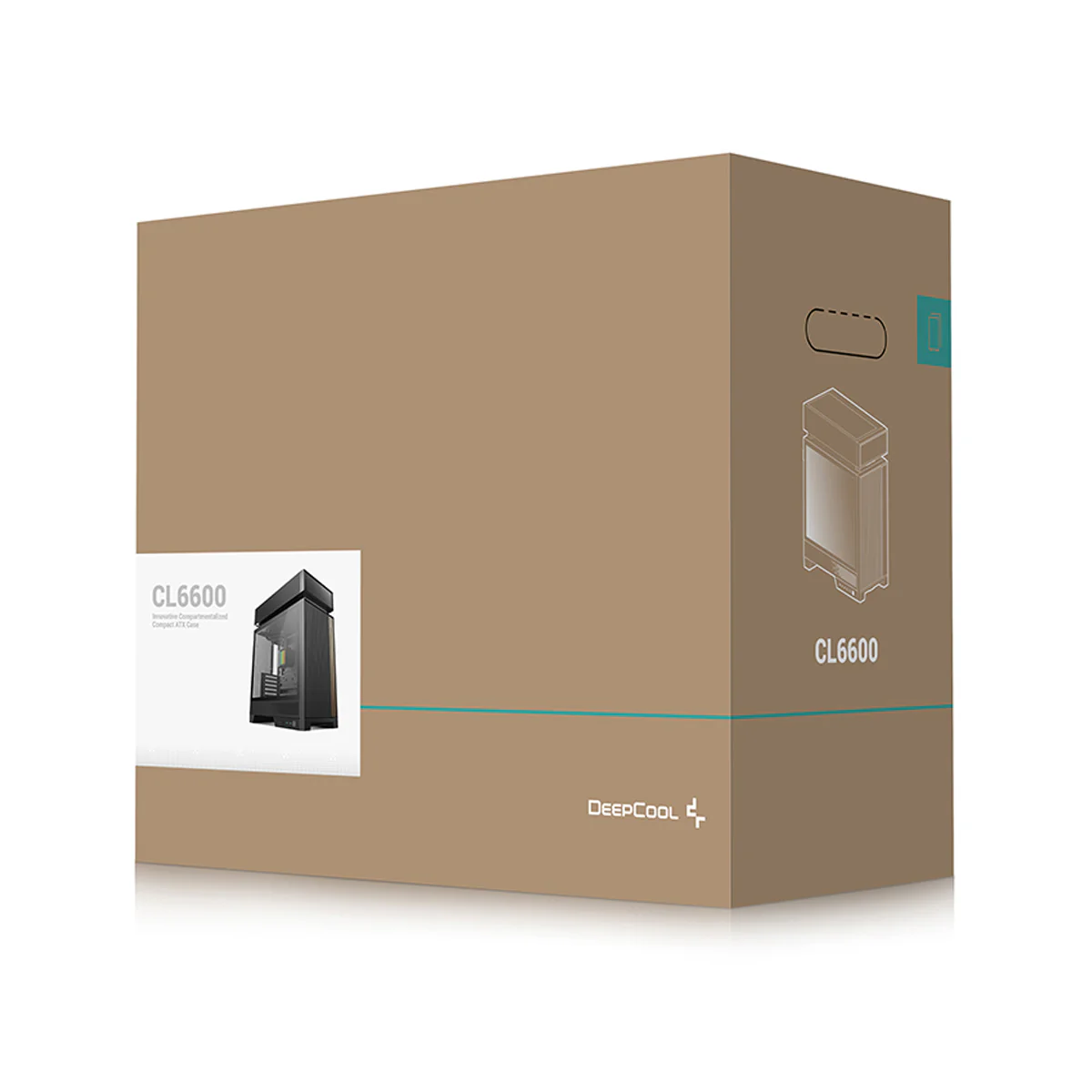 DeepCool CL6600 ATX PC Case with 360mm ARGB Liquid Cooler (Black, White) - Image 12