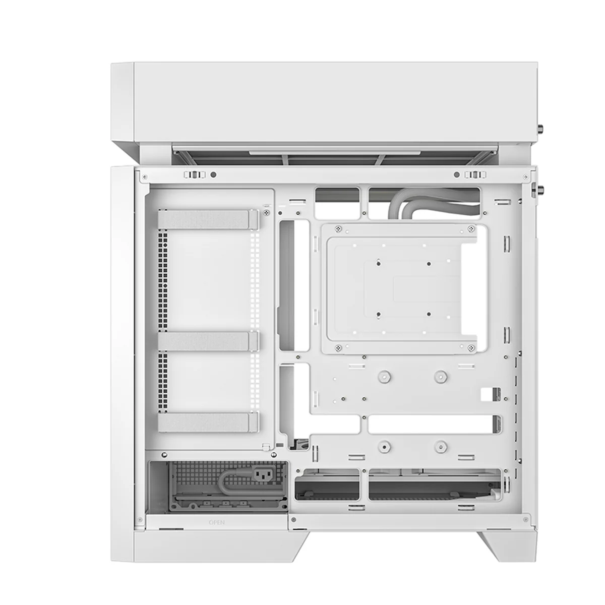 DeepCool CL6600 ATX PC Case with 360mm ARGB Liquid Cooler (Black, White) - Image 17