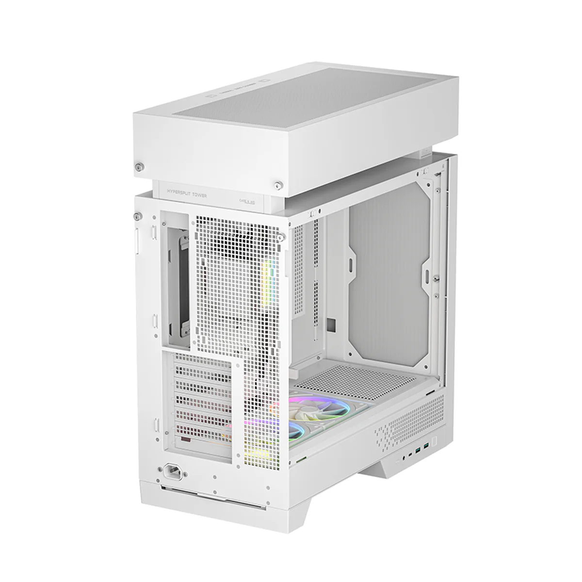 DeepCool CL6600 ATX PC Case with 360mm ARGB Liquid Cooler (Black, White) - Image 18