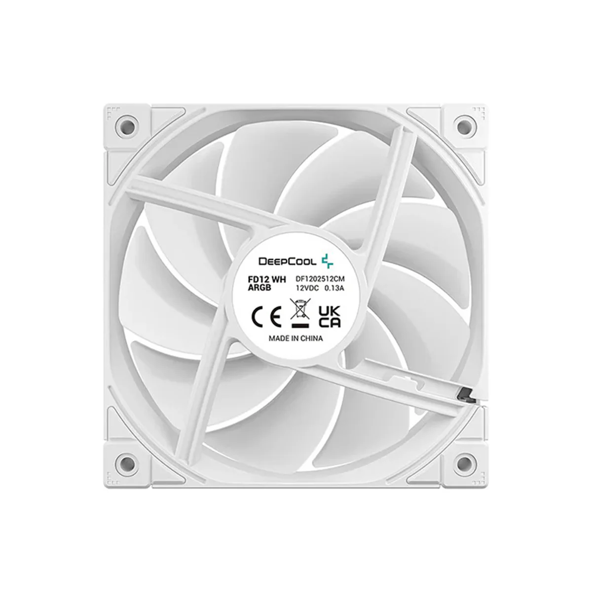 DeepCool FD12 WH ARGB 3-in-1 3x120mm Fans (White) (R-FD12-WHAPN3-G) - Image 4