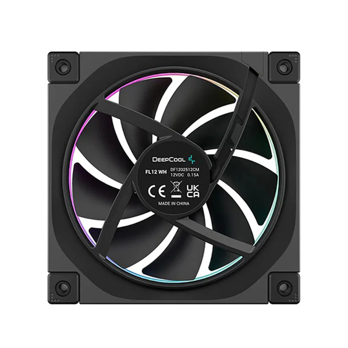 Deepcool FL12 120mm Unique ARGB Cooling Fan - 3-Pack (Black, White) (R-FL12-BKAPN3-G, R-FL12-WHAPN3-G) - Image 5