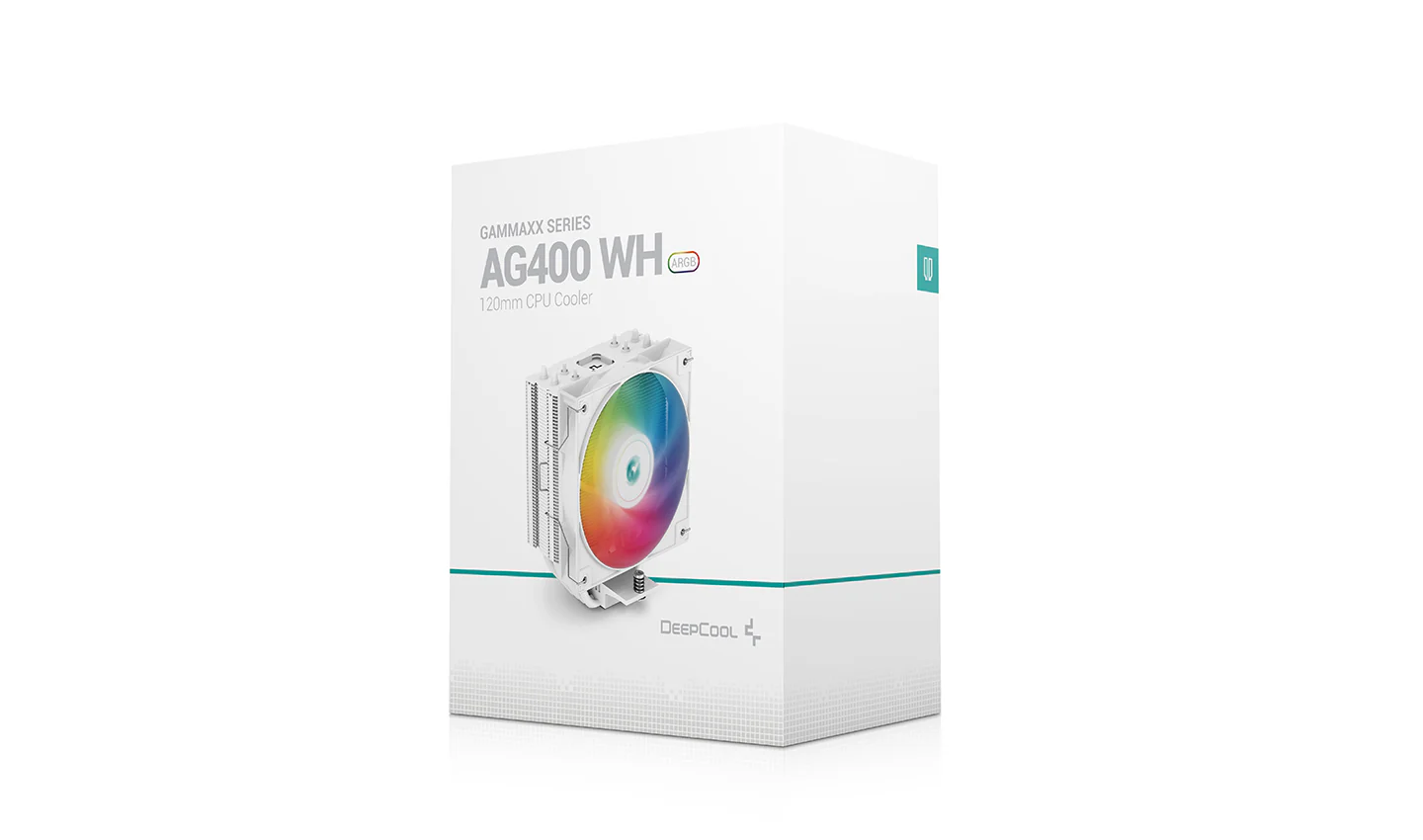 Deepcool Gammaxx AG400 WH ARGB 120MM CPU Cooler (White) (R-AG400-WHANMC-G-2) - Image 10