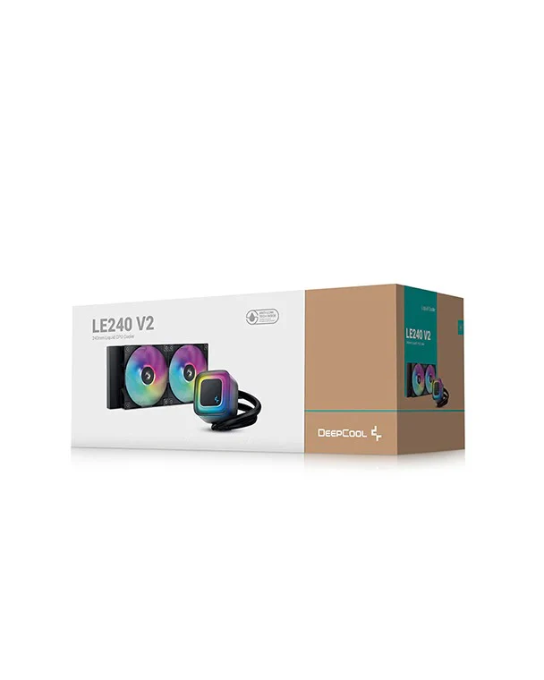 Deepcool LE240 V2 ARGB 240mm Liquid CPU Cooler (Black, White) (R-LE240-BKAMMC-G-2, R-LE240-WHAMMN-G-2) - Image 7