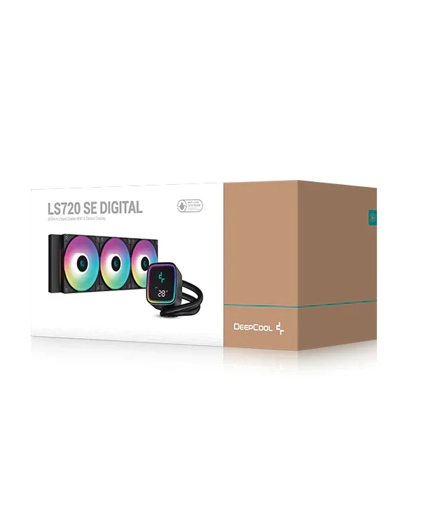 Deepcool LS720 SE Digital 360MM Liquid Cooler With A Status Display (Black) (R-LS720-BKAMMD-G-1) - Image 6