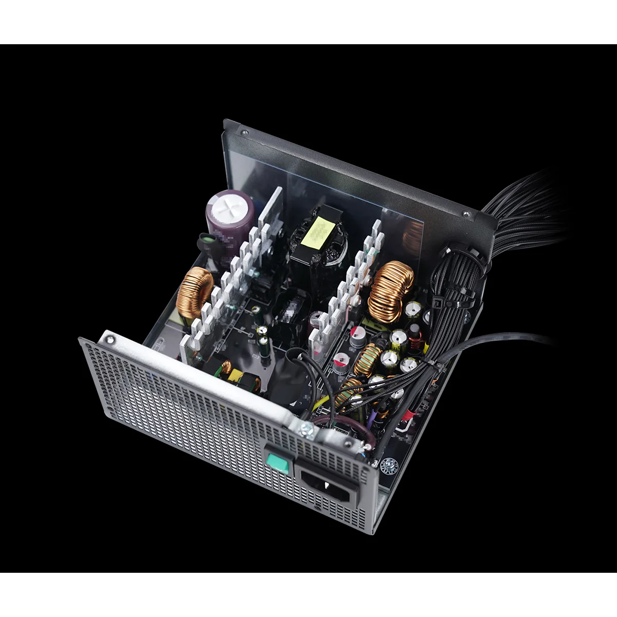 DeepCool PF500X 500W Cybenetics 80+ Bronze ATX 2.52 Sleeved Cable Power Supply (R-PF500X-HD0B-JGUS) - Image 7
