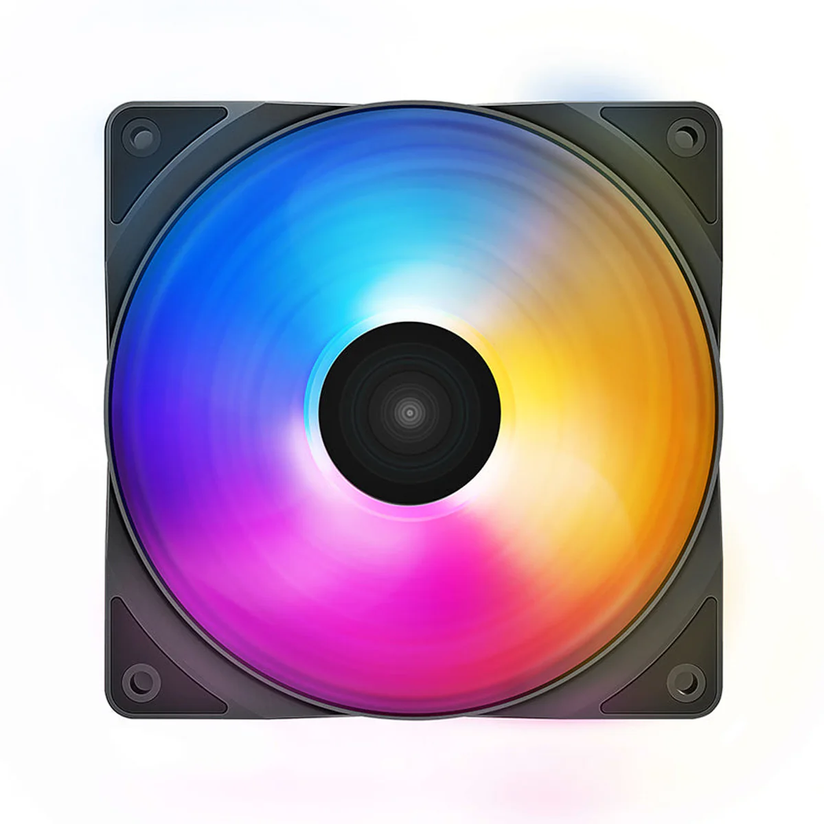 Deepcool RF120 FS 3-IN-1 3X120MM Hydro Bearing 500-1500RPM PWM Control 9 Blades 4-PIN RGB LED Fans (DP-FLED3-RF120FS-3P) - Image 3