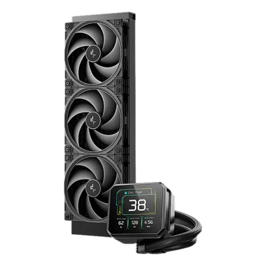 DeepCool Spartacus 360 Fully Customizable 6th Gen Liquid Cooler with Silent Ring Fans (R-SPT360-BKDSMP-G-1) - Image 5
