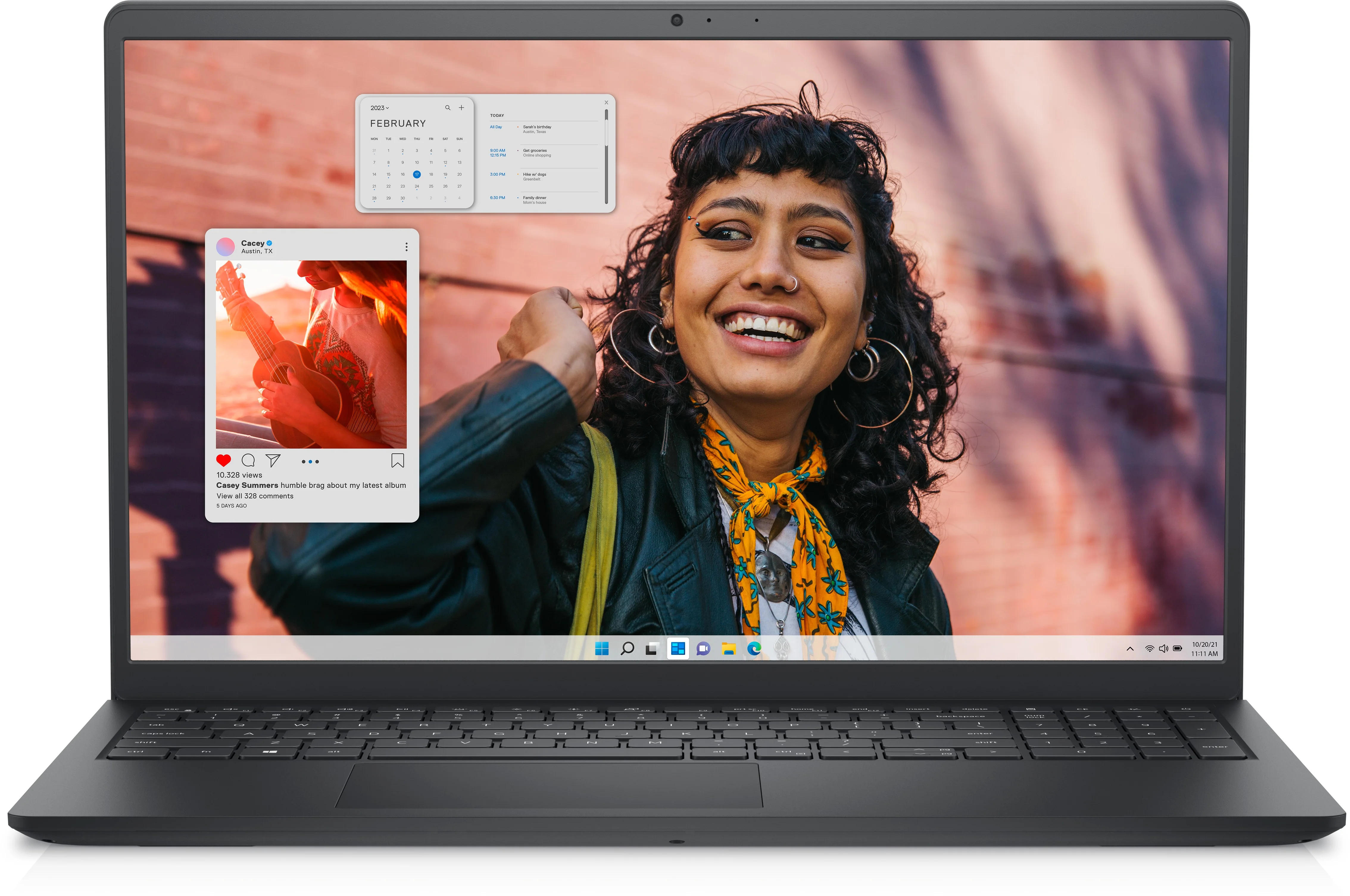 Dell Inspiron 15 3530 Laptop (Carbon Black) | 15.6" FHD (1920x1080) | i3-1305U | 8GB RAM | 512GB SSD | Intel UHD Graphics | Windows 11 Home | MS Office Home & Student 2021 | Dell Essential Backpack 15 - Image 2