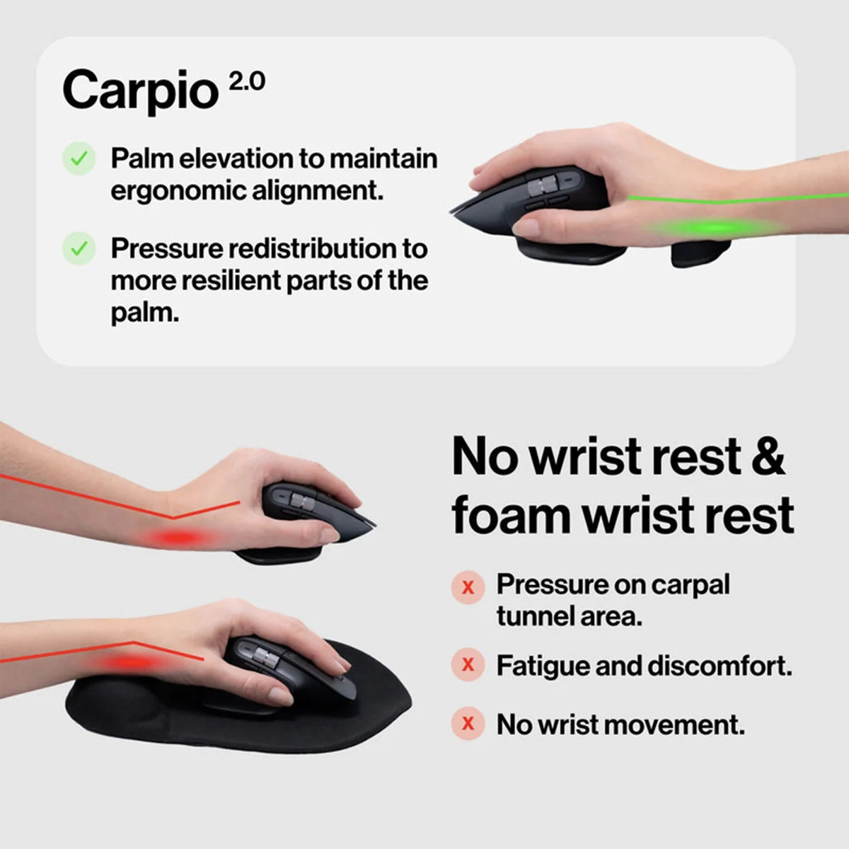 DeltaHub Carpio G2.0 Ergonomic Gaming Wrist Rest For Right-Handed (Small, Large) (Baby Blue, Black, Camo Green, Cotton Candy, Olive Green, Pearl Grey, White) - Image 22