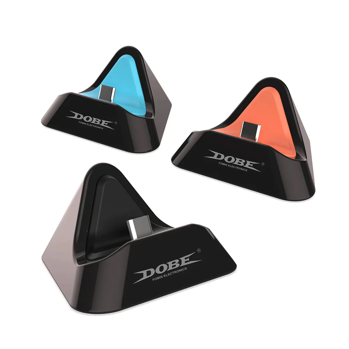 Dobe Charging Dock for Nintendo Switch 2 / Nintendo Switch / Nintendo Switch Lite / Nintendo Switch OLED (Black, Blue/Black, Orange/Black) TNS-3170 - Image 3