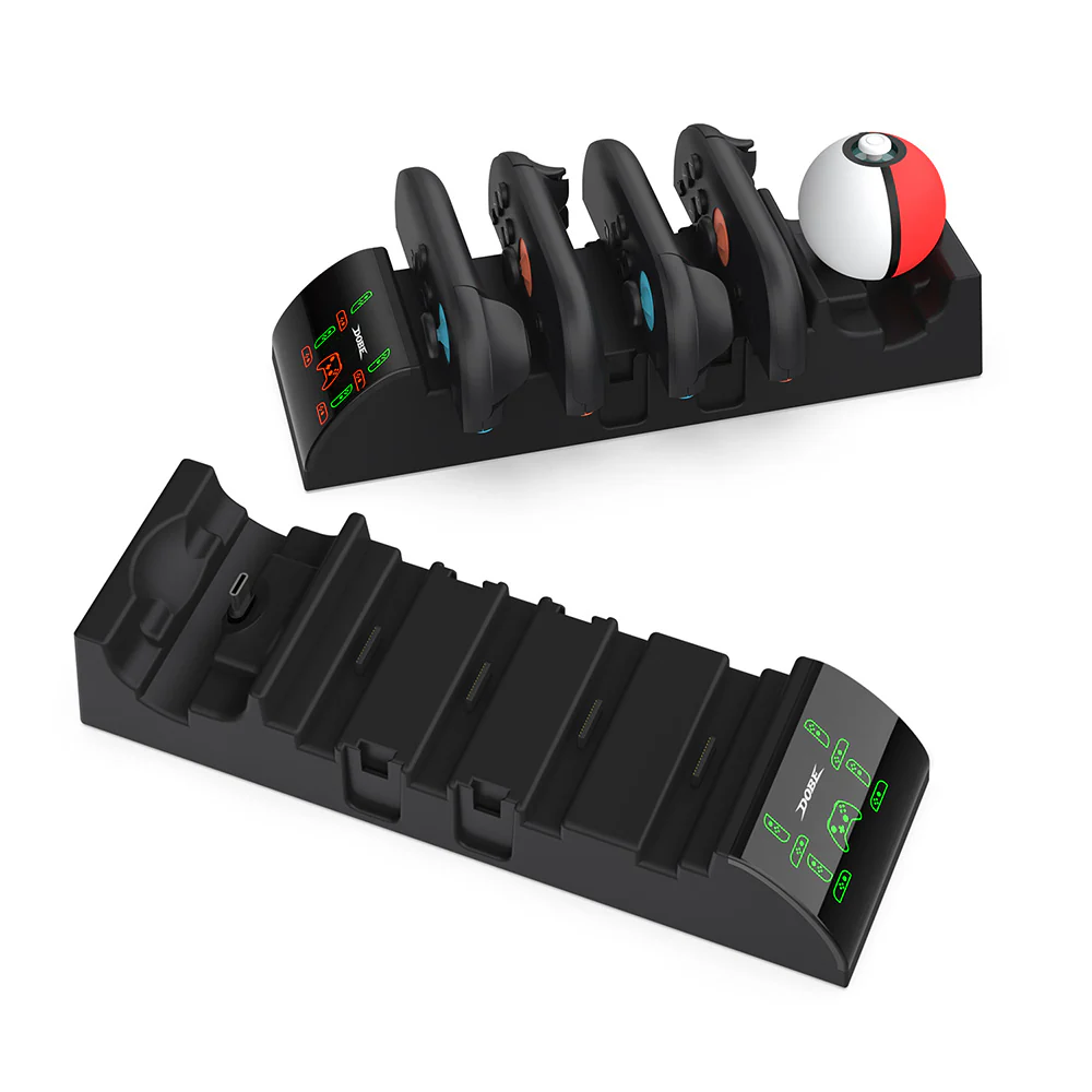 Dobe Charging Dock for Nintendo Switch / Nintendo Switch 2 / Nintendo Switch OLED (Black) TNS-31112 - Image 10