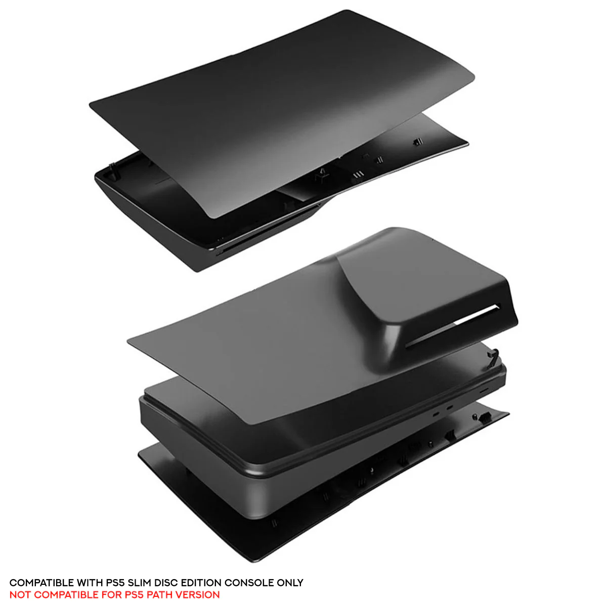 Dobe Console Cover for PS5 Slim Disc Edition (Black) TP5-3598
